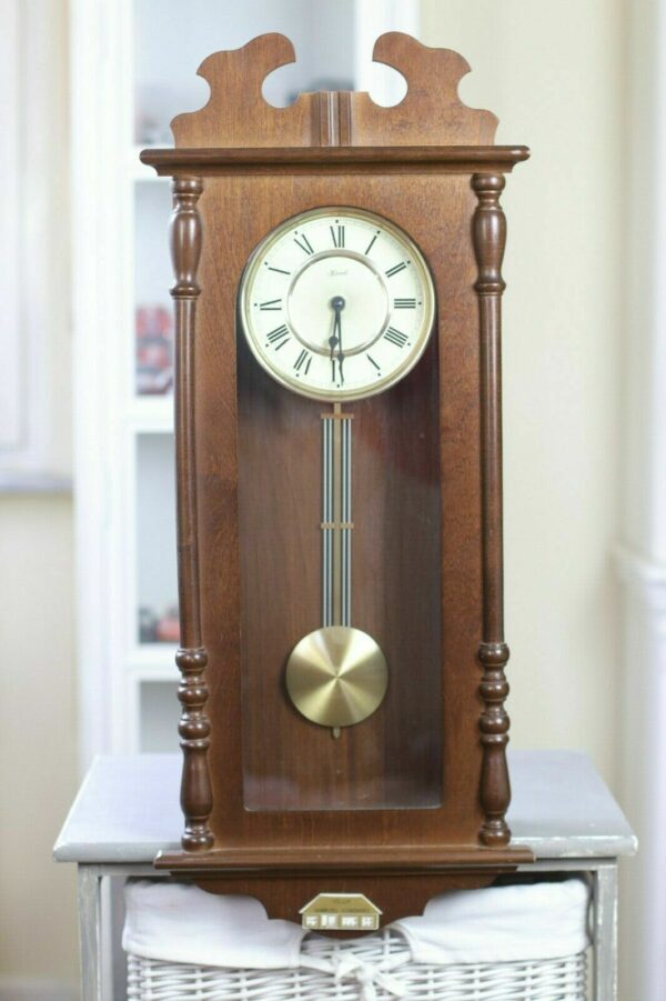 HERMLE Uhr Kuckucksuhr Wanduhr Pendeluhr Holz Shabby Vintage antik DEKO