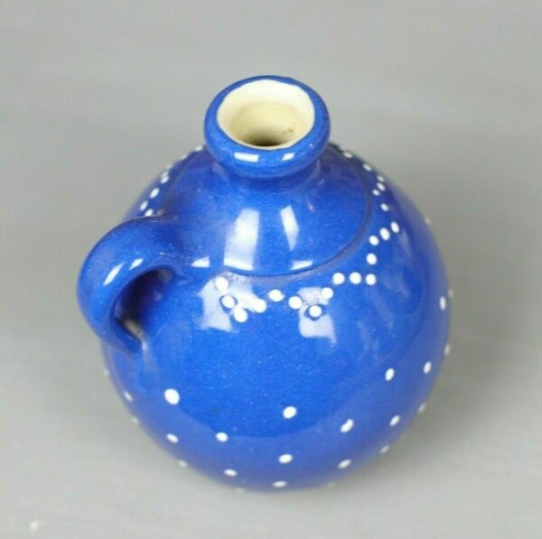 Vase Blumenvase Schenkkrug Krug Bürgel Keramik Alt Bürgeler blau-weiß blau
