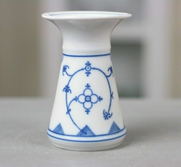 Winterling Kerzenhalter Tafelservice Porzellan Strohblume weiß indisch blau