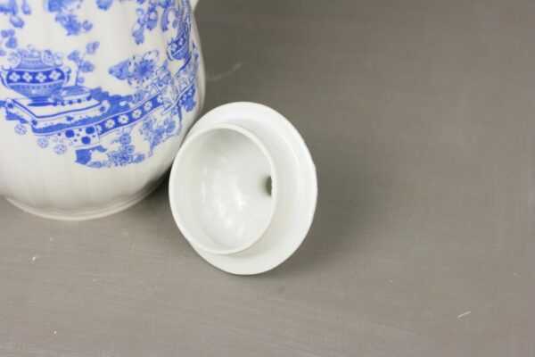 Echt Tuppack Tiefenfurt  China Blau Kaffeekanne Kanne Teekanne Porzellan