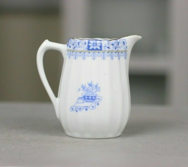 Kronester Bavaria China Blau Milchkännchen Kaffeeservice Porzellan