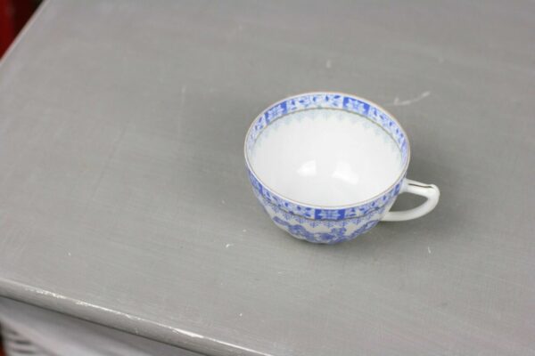 Mitterteich China Blau Tasse & Untertasse Kaffeeservice Porzellan