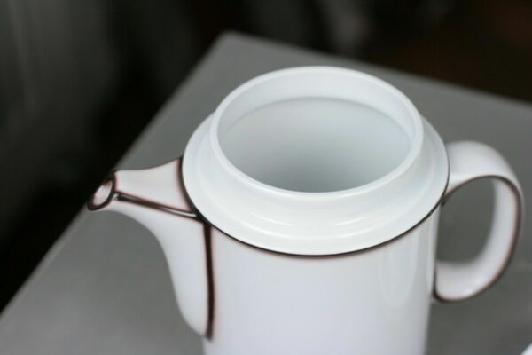 Thomas Kaffeekanne Teekanne Kanne Scandic Shadow Kaffeeservice Porzellan weiß