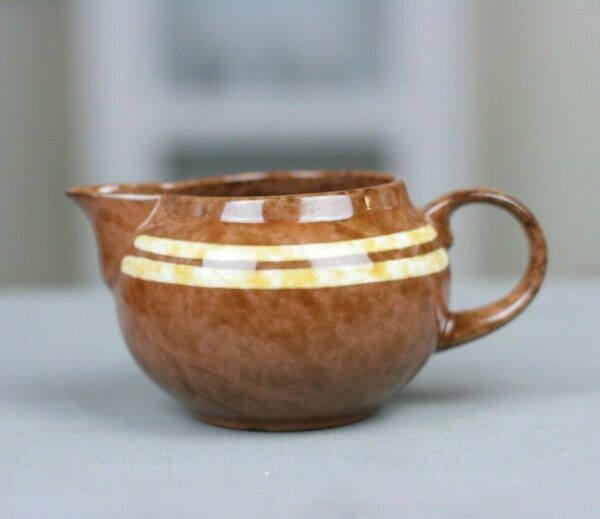 Zuckerdose DDR Rheinsberg Keramik braun Kaffeeservice Made in GDR 60er