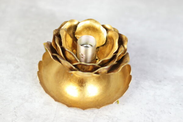 Florentiner Kronleuchter Deckenlampe vergoldet gold Lampe